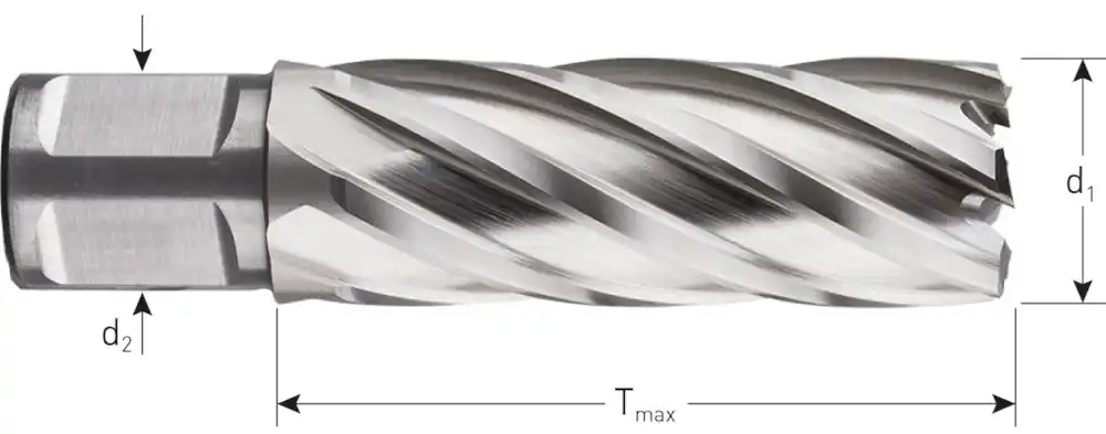 HSS KERNBOOR SILVER-LINE, WELDON 19, ø28X55