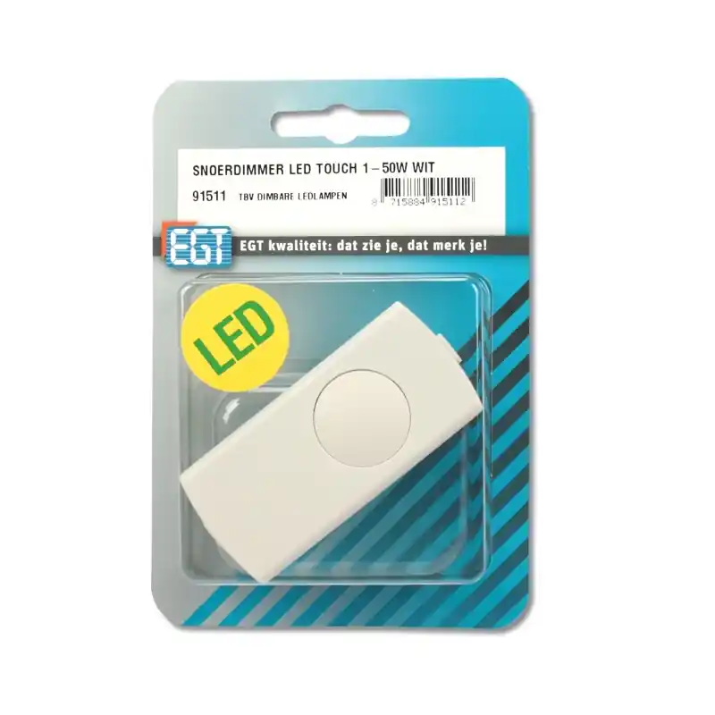 SNOERDIMMER LED TOUCH 2-100W WIT