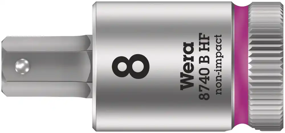8740 B HF BINNENZESKANT ZYKLOP BITDOP MET 3/8" AANDRIJVING MET VASTHOU