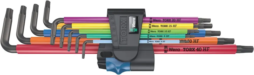 967/9 TX XL MULTICOLOUR HF 1 STIFTSLEUTELSET MET VASTHOUDFUNCTIE, LANG