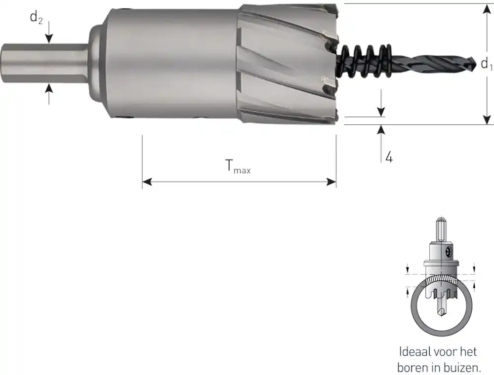 HM GATFREES 'HEAVY-DUTY', TMAX=55, ø115,0