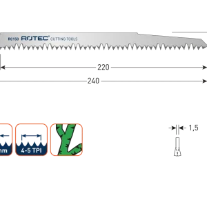 RECIPROZAAGBLAD RC150 / S1531L