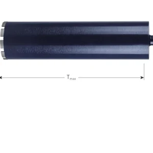 DIAMANTBOOR BLAUW, NAT, M30, 7 SEGM., ø71X400