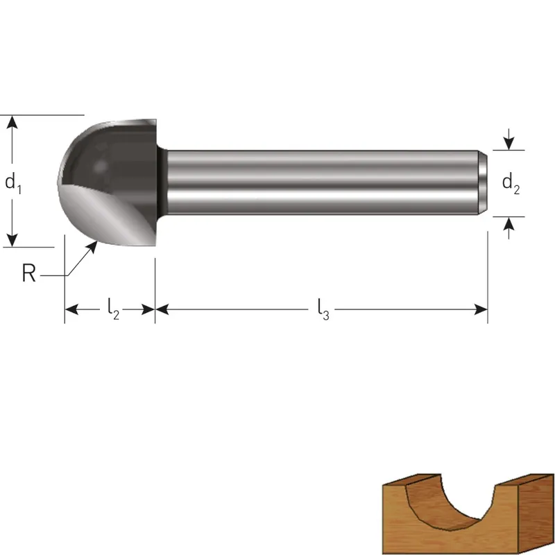 HM HOLPROFIELFREES, GOLD-LINE, ø19, D2=8