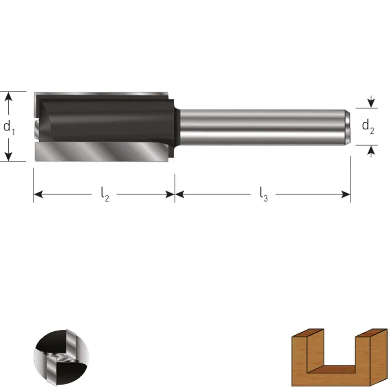 HM GROEFFREES MET GRONDSNIJDER, GOLD-LINE, ø12X30X40, D2=12