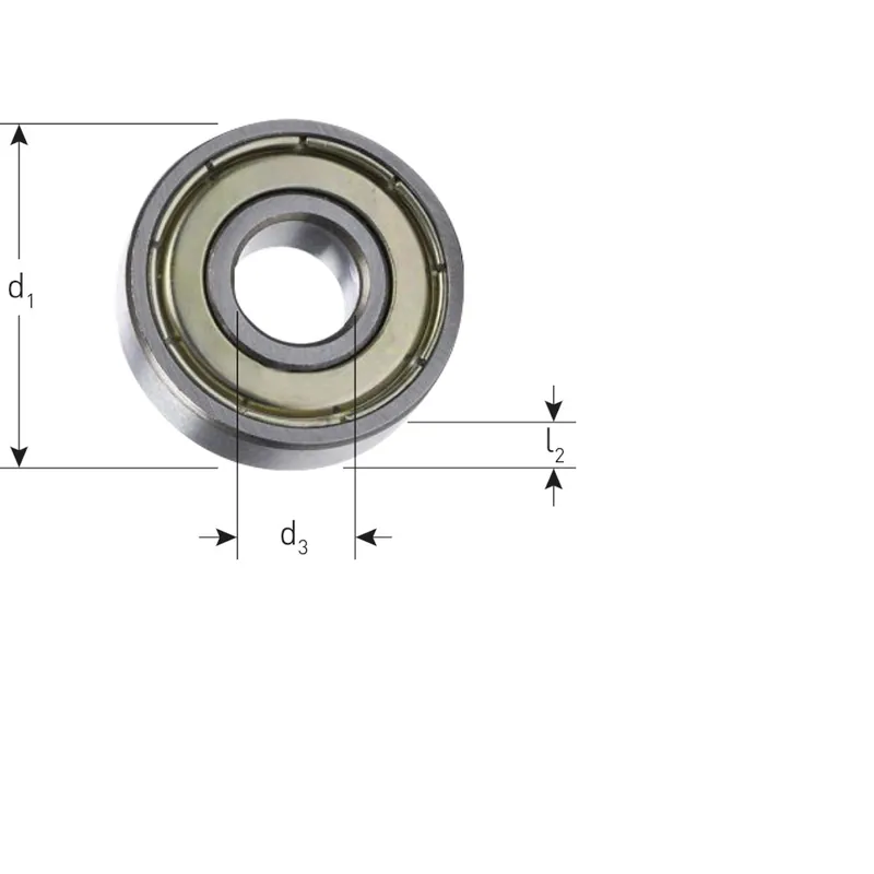 GELEIDELAGER GOLD-LINE ø22 X ø8 X 7