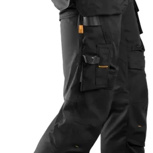 ALLROUNDWORK, STRETCH WERKBROEK MET HOLSTERZAKKEN, ZWART - ZWART (0404), 048