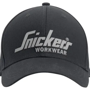 CAP MET LOGO, ZWART - ZWART (0404), N.V.T.