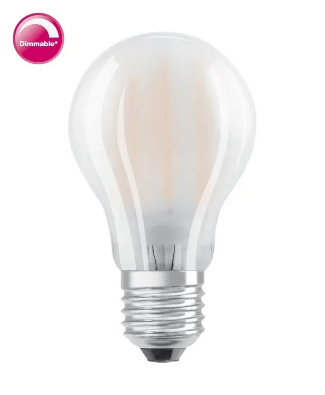OSRAM F-LED CLA40M DIM 4,8W 827 E27