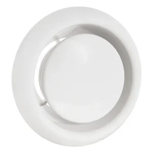 DVLF KUNSTSTOF AFVOERVENTIEL ø125MM WIT