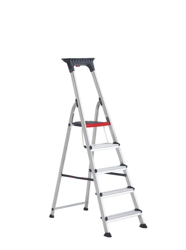 DOUBLE DECKER HUISHOUDTRAP 5-TREEDS INCL. PLATEAU
