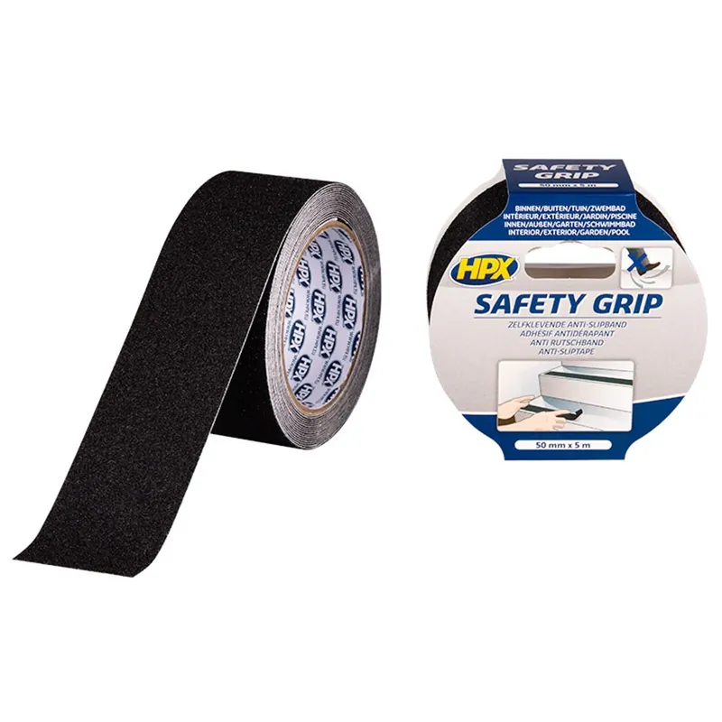 HPX ANTI-SLIP TAPE - ZWART 50MM X 5M