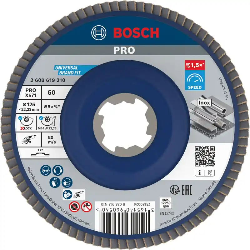 PRO X571 X-LOCK LAMELLENSCHIJF 125 G60