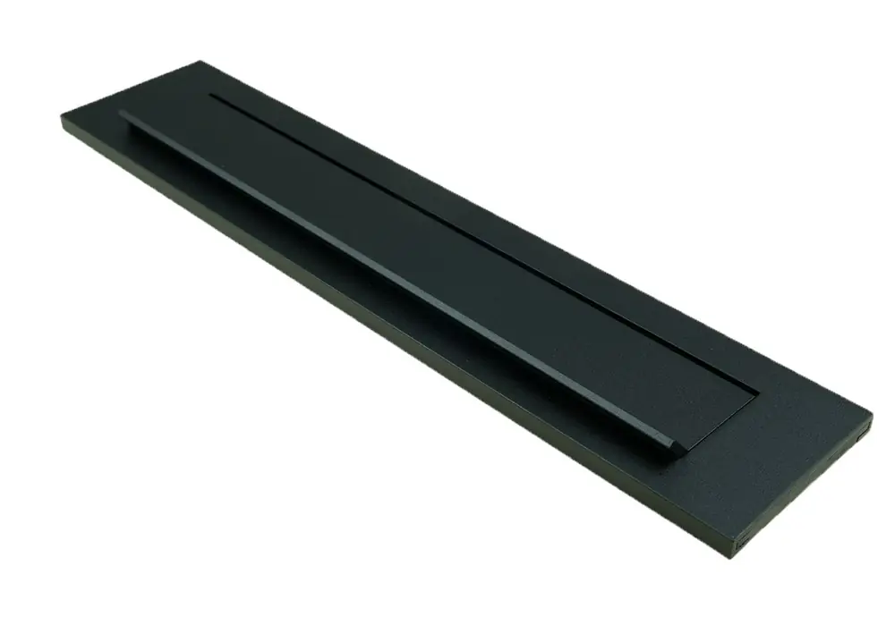 BRIEFPLAAT TA DD.38/42 VEER ZWART R9005 STR