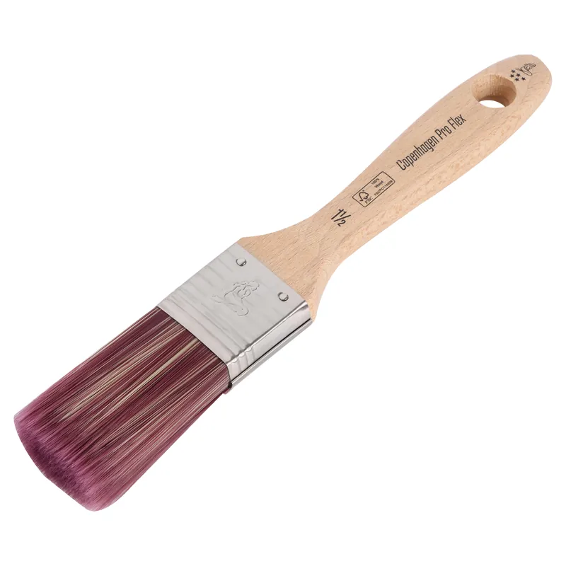 COPENHAGEN PRO FLEX PLATTE KWAST - MAAT 1.5 - SYNTHETISCH HAAR - FSC®