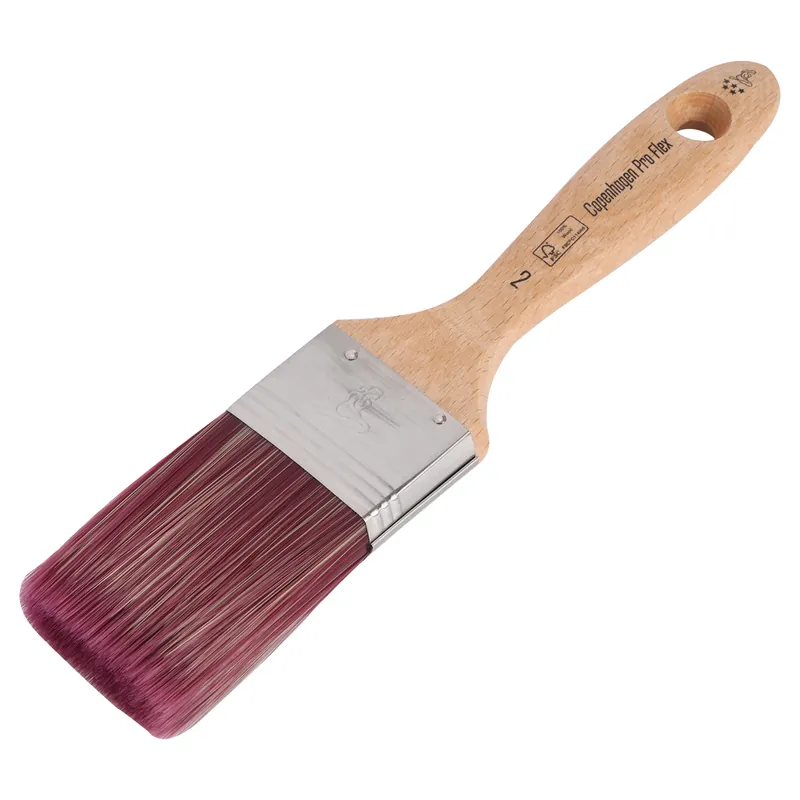 COPENHAGEN PRO FLEX PLATTE KWAST - MAAT 2 - SYNTHETISCH HAAR - FSC® HO