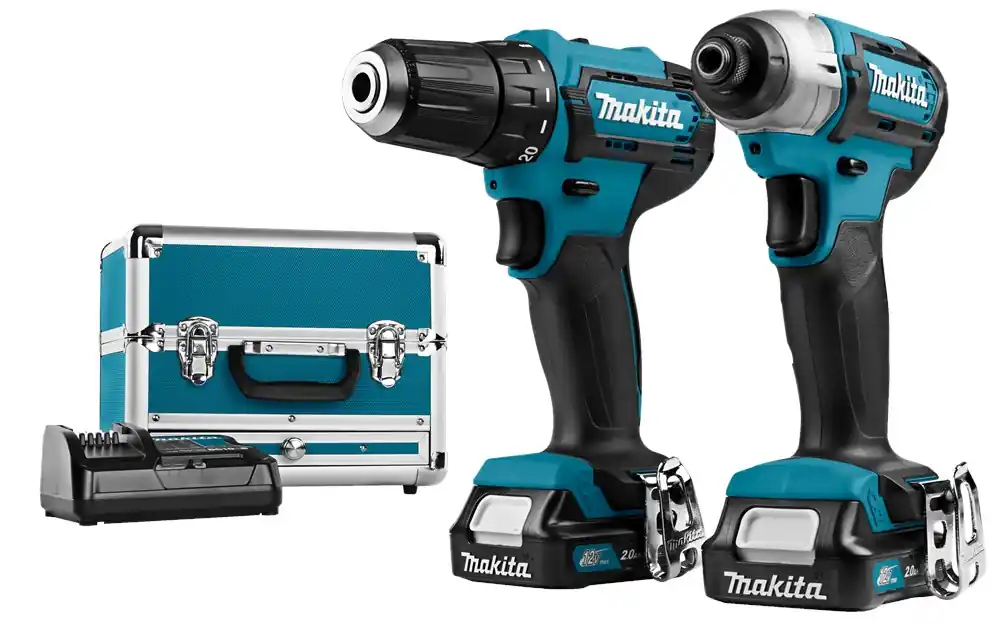 MAKITA CXT 12 V MAX COMBISET BOREN EN (SLAG)SCHROEVEN CLX224SAX1