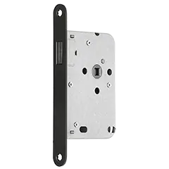 MAUER 1545 LOOP/ZWART MAGNEETSCH. VOORPLAAT 174X20MM-U-RVS/ZWART EXCL.