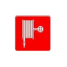 STICKER BRANDSLANG PICTO 100X100 MM