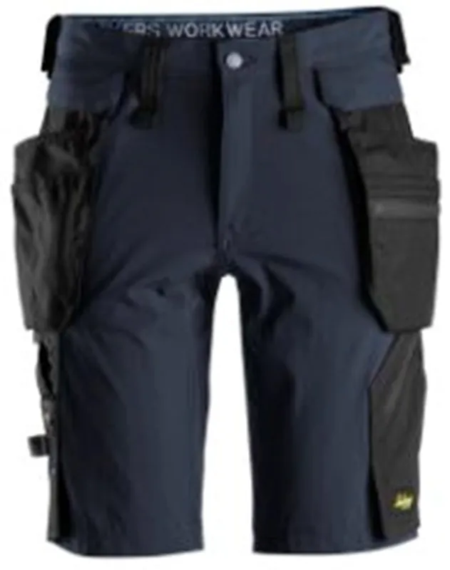 LITEWORK, KORTEBROEK+ MET AFNEEMBARE HOLSTERZAKKEN , DONKER BLAUW - ZWART (9504), 060