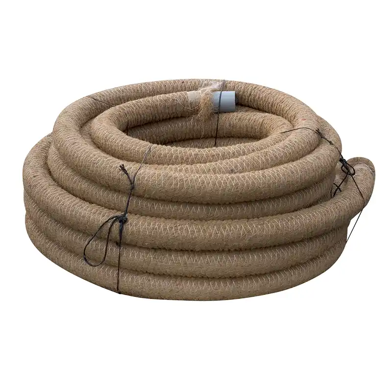 80MM PVC BUIS DRAIN. KOKOS 750GR 25M
