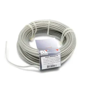 WKB.030 / WASLIJNDRAAD 30 MTR PVC TRANSPARANT