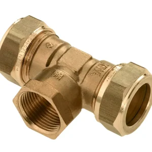 BONFIX KNEL MESSING T-STUK 15 X 1/2" BI.DR. X 15 MM