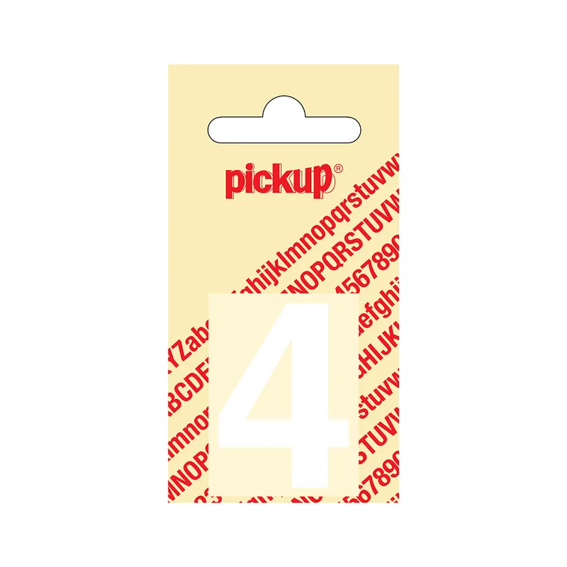 PLAKCIJFER HELVETICA 40 MM WIT 4