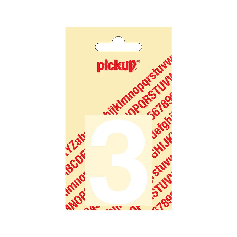 PLAKCIJFER HELVETICA 60 MM WIT 3