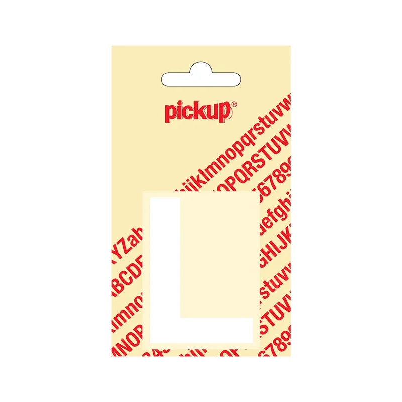 PLAKLETTER HELVETICA 60 MM WIT L