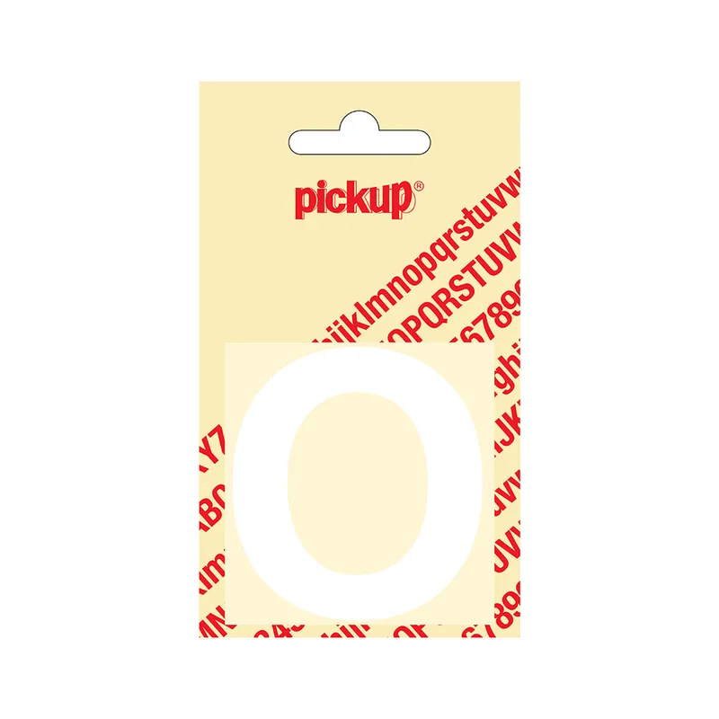 PLAKLETTER HELVETICA 60 MM WIT O