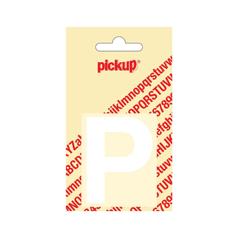 PLAKLETTER HELVETICA 60 MM WIT P