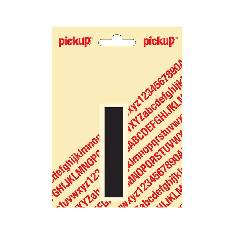 PLAKLETTER HELVETICA 80 MM ZWART I
