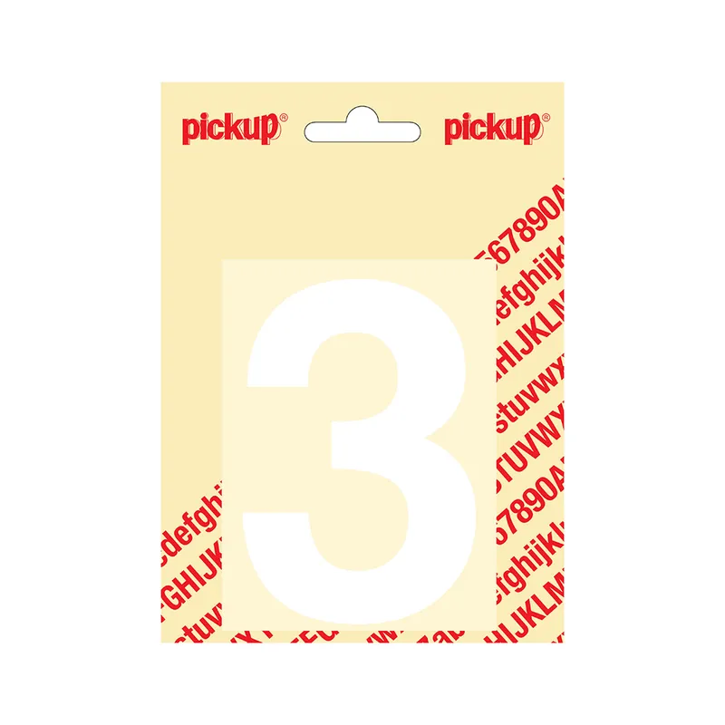 PLAKCIJFER HELVETICA 100 MM WIT 3
