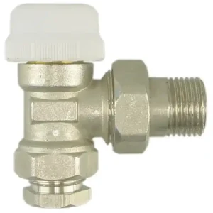 RIKO THERMOSTATISCHE RADIATORKRAAN INCLUSIEF ADAPTER 15MM 1/2 HAAKS