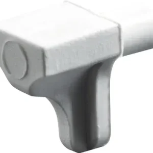 SCHAPDRAGER,KUNSTSTOF,WIT 5 MM