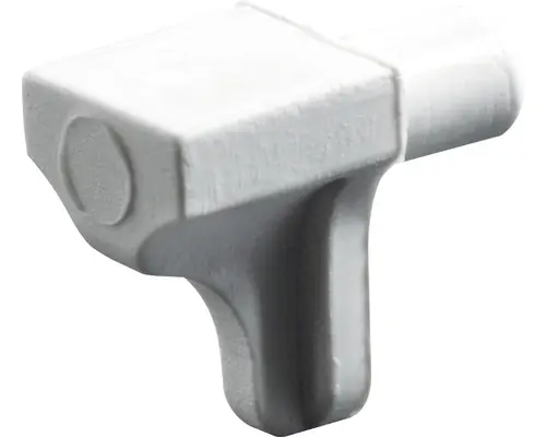 SCHAPDRAGER,KUNSTSTOF,WIT 5 MM