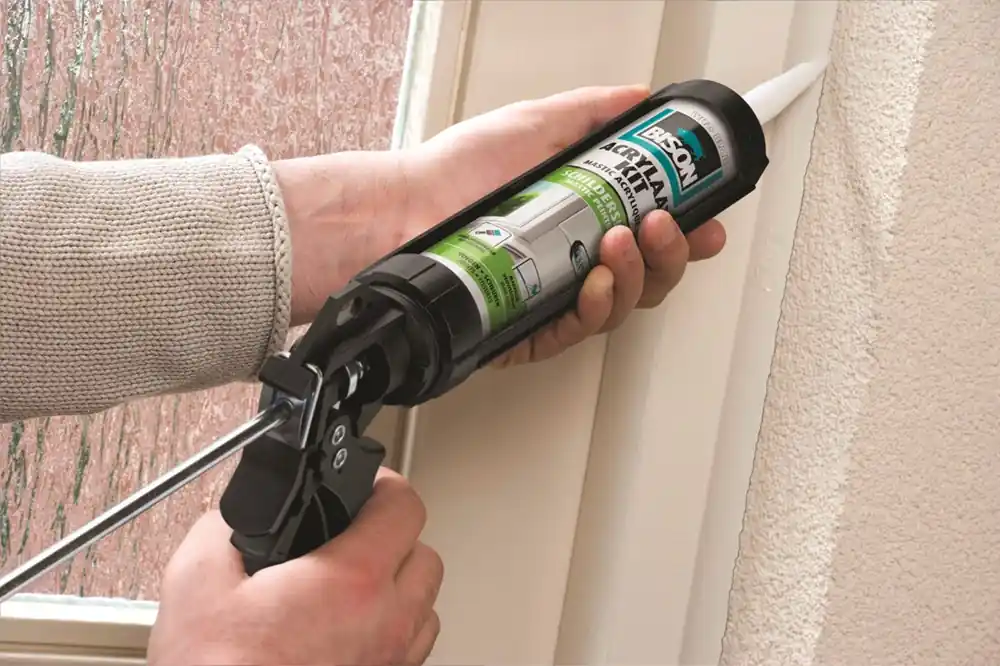 BISON ACRYLAATKIT STRUCTUUR WIT KOKER 300 ML NL/FR