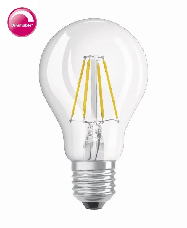 OSRAM F-LED CLA40H DIM 4,8W 827 E27