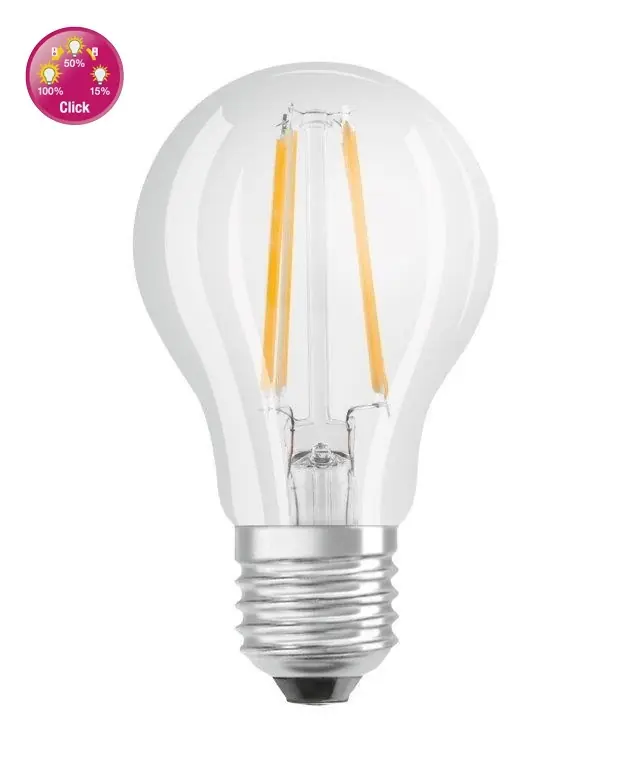 OSRAM F-LED 3STEPDIM CLA60 6,5W E27