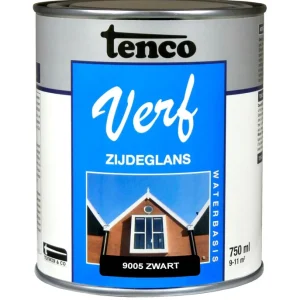 TENCOVERF ZG 9005 ZWART 0,75 WATERBASIS