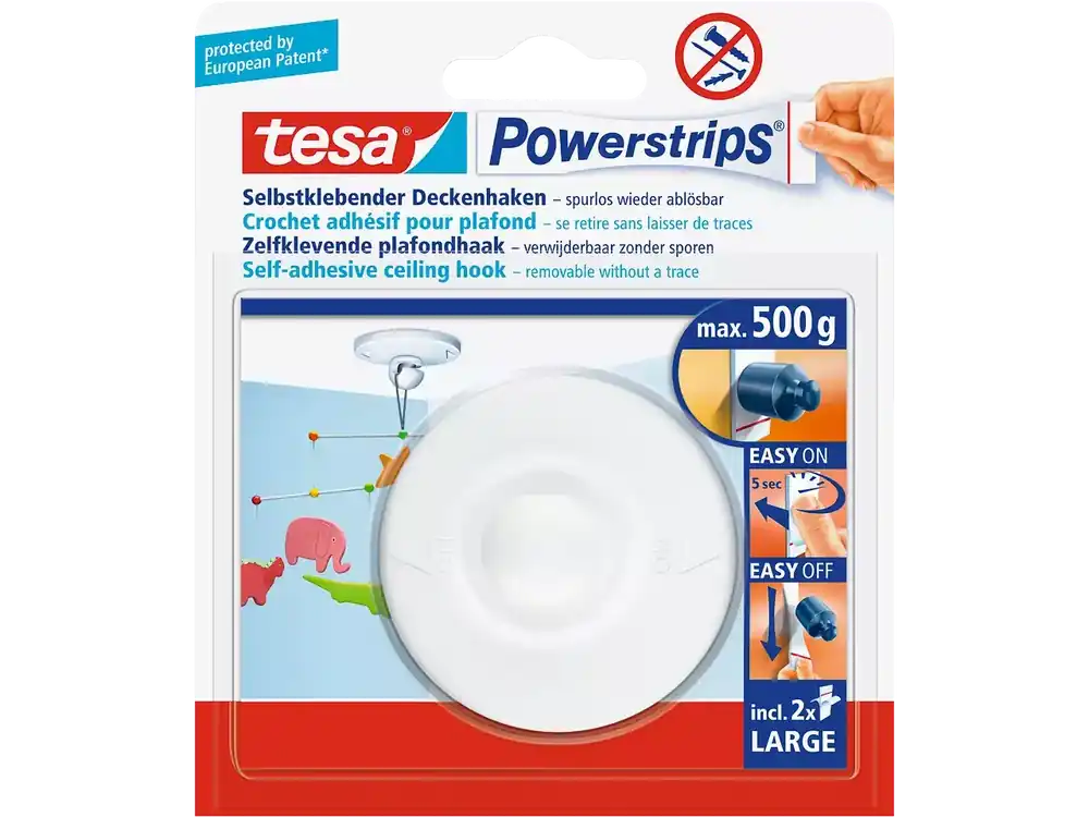 TESA POWERSTRIPS® FIX PLAFOND HAAK