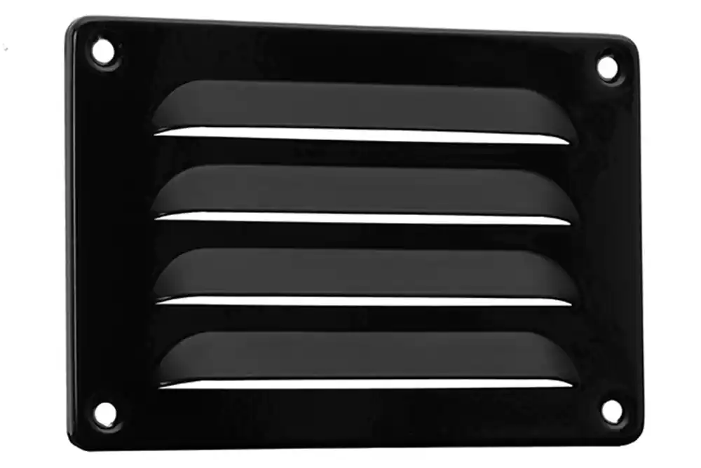 ALU SCHOEPENROOSTER 130X90MM ZWART
