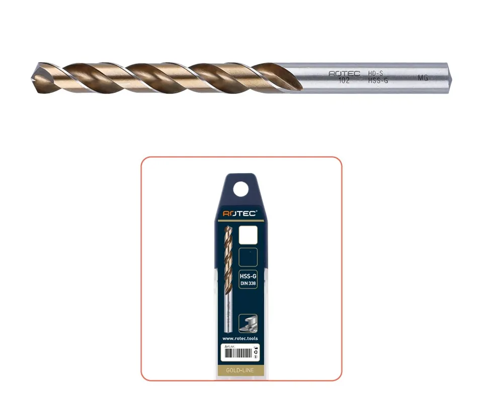 HSS-G SPIRAALBOOR, DIN 338, TYPE HD-S, ø6,7