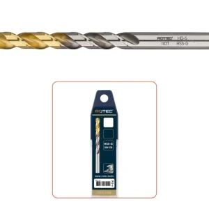 HSS-G SPIRAALBOOR, DIN 338, TYPE HD-S, TIN-TOP, ø9,4