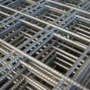 Verzinkte bouwstaalmat, ø5mm, #15x15cm, afm. 3x2m