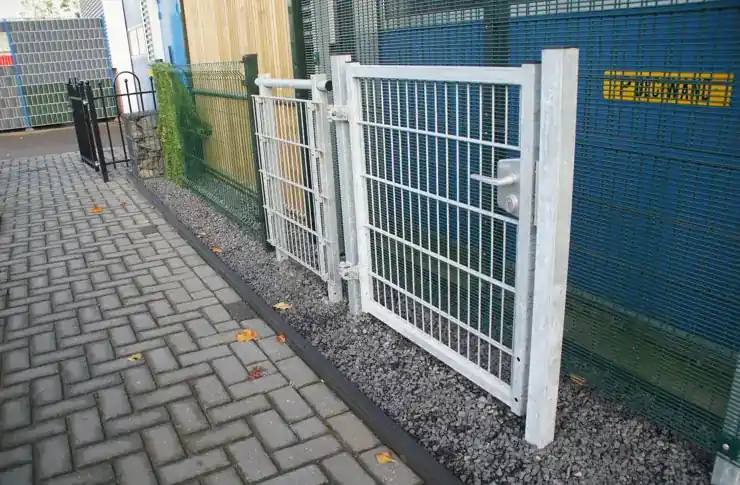 Poort, Dubbelstaafs, Verzinkt