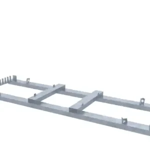 Stalen pallet voor verticaal transport 25 hekken