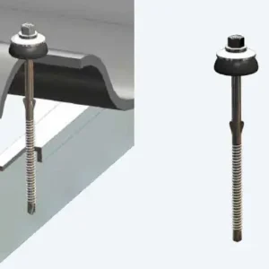 Golfplaatbouten RVS tweedelig, voor staal 2 - 5,5mm