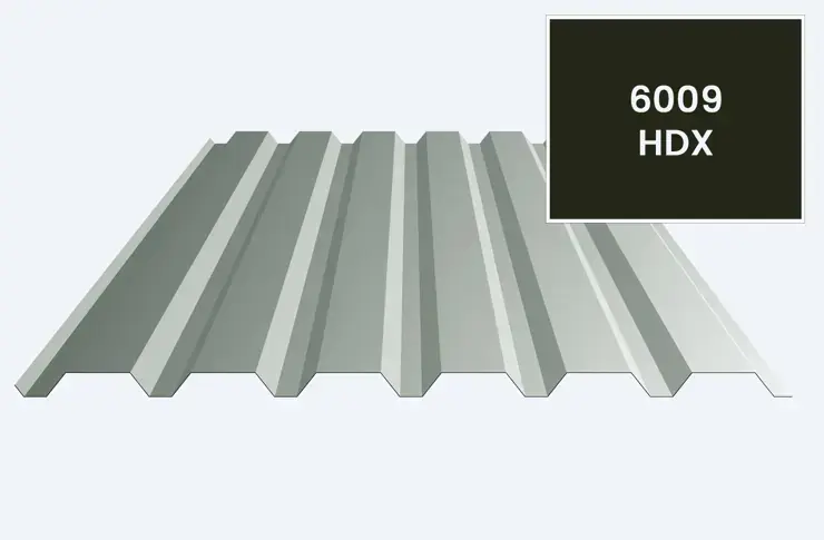 Wandprofielplaat 32/1000W HDX 6009 Voorraad lengtes
